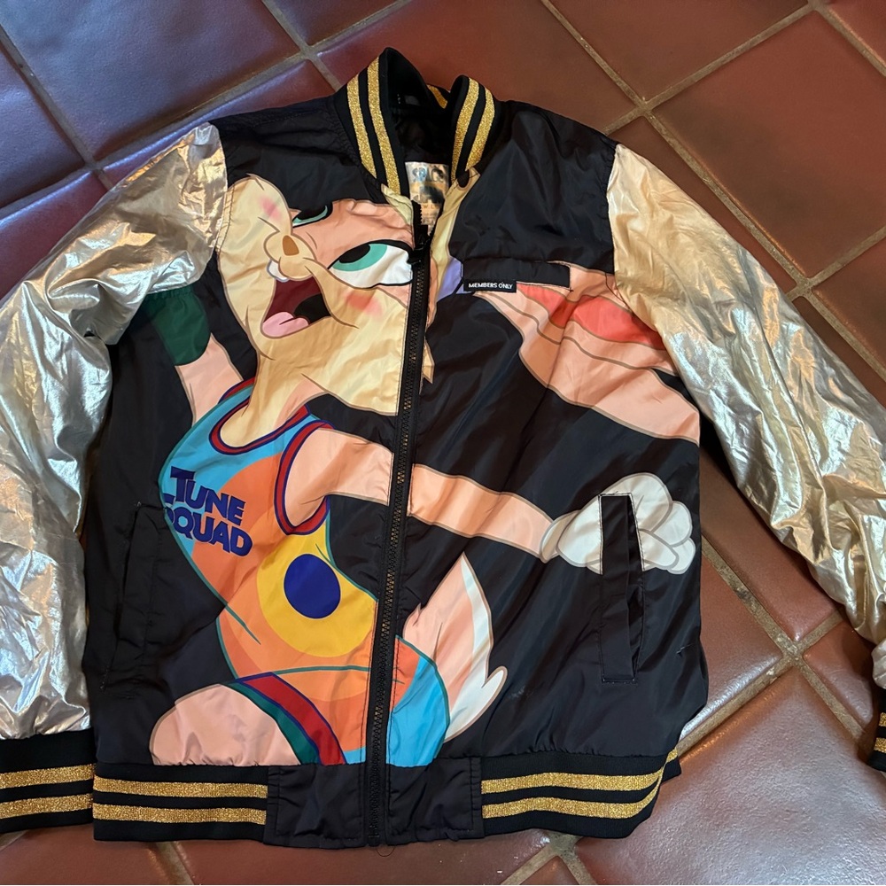Space Jam/Members only TUNE SQUAD LOLA BUNNY VARSITY JACKET (WOMENS MEDIUM)